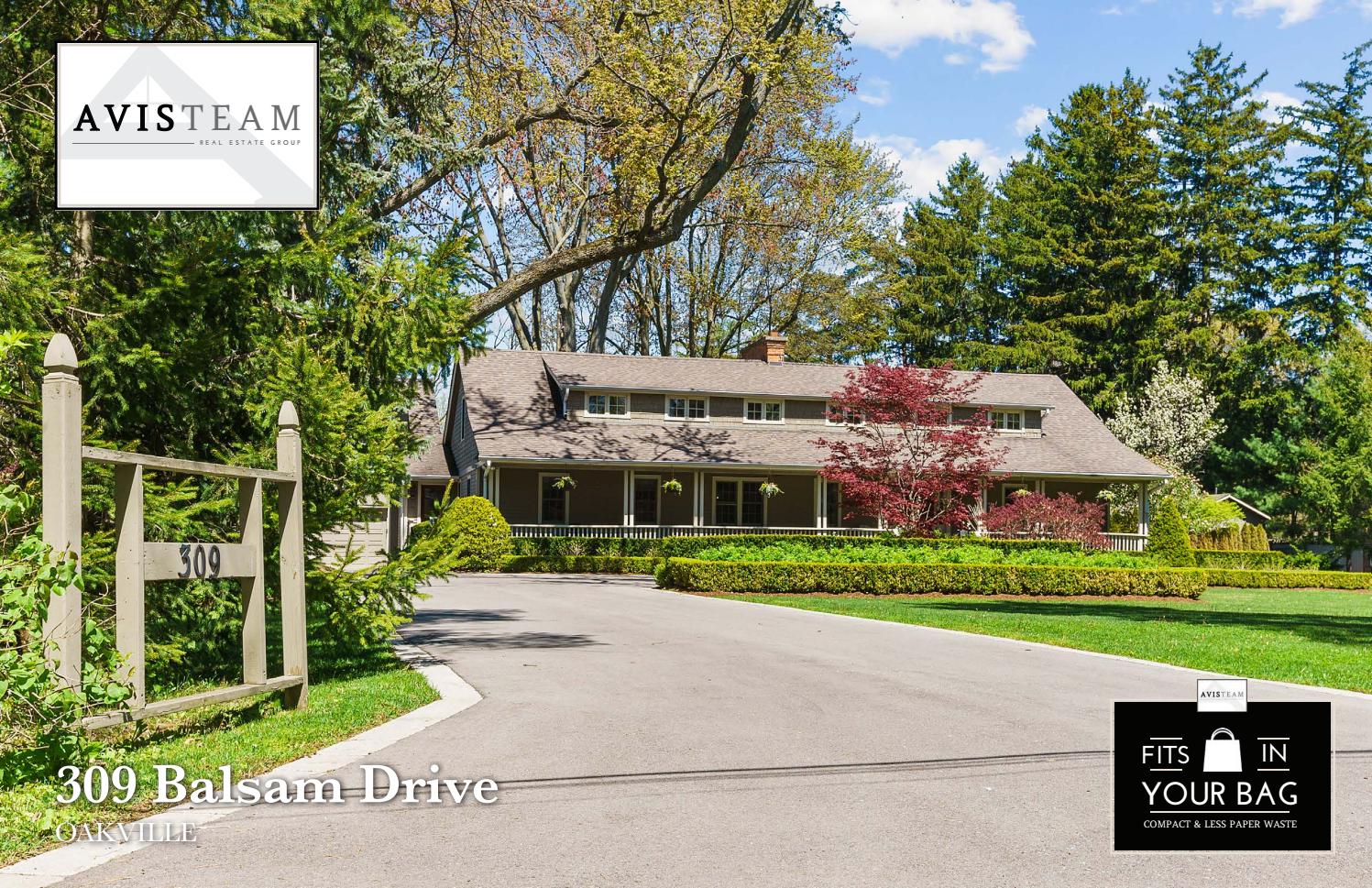 309 Balsam Drive Oakville by avisteam Issuu