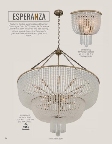 Kalco Lighting 灯饰目录 · January 2020 Supplement 第 23 页