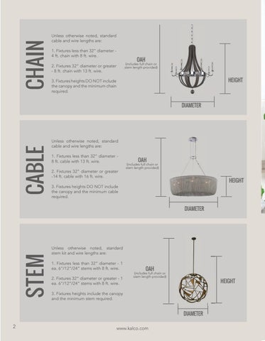 Kalco Lighting 灯饰目录 · January 2020 Supplement 第 3 页