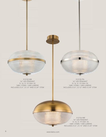 Kalco Lighting 灯饰目录 · January 2020 Supplement 第 7 页