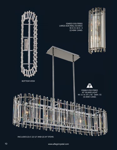 Kalco Lighting January 2020 Catalog 灯饰目录 · Allegri 水晶 by 第 11 页