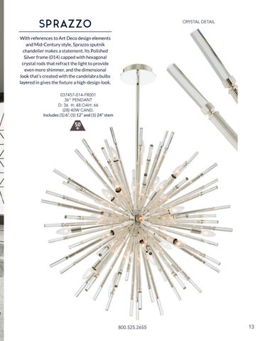 Kalco Lighting January 2020 Catalog 灯饰目录 · Allegri 水晶 by 第 14 页