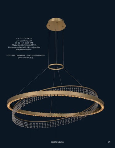 Kalco Lighting January 2020 Catalog 灯饰目录 · Allegri 水晶 by 第 22 页