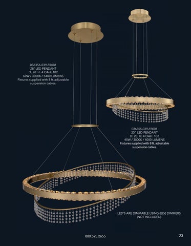 Kalco Lighting January 2020 Catalog 灯饰目录 · Allegri 水晶 by 第 24 页
