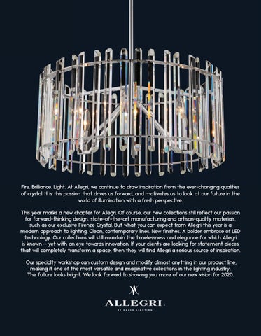 Kalco Lighting January 2020 Catalog 灯饰目录 · Allegri 水晶 by 第 2 页