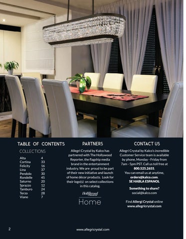 Kalco Lighting January 2020 Catalog 灯饰目录 · Allegri 水晶 by 第 3 页