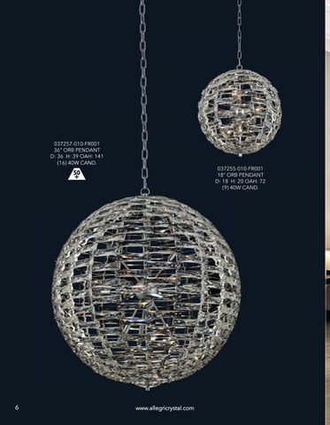 Kalco Lighting January 2020 Catalog 灯饰目录 · Allegri 水晶 by 第 7 页