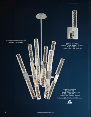 Kalco Lighting Master Catalog 灯饰目录 · Allegri 水晶 by 第 19 页