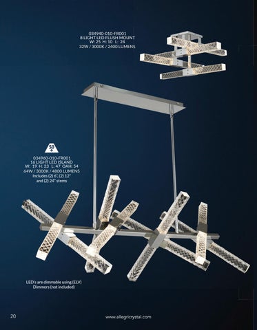 Kalco Lighting Master Catalog 灯饰目录 · Allegri 水晶 by 第 21 页