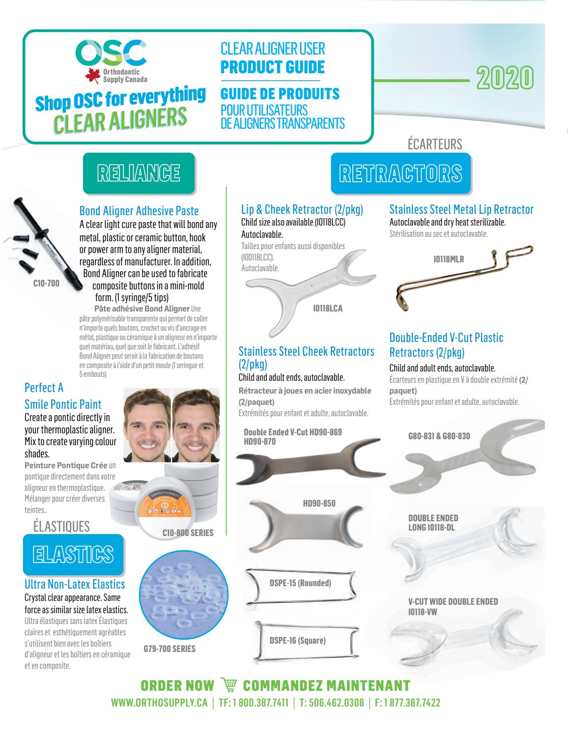Clear Aligner User Product Guide 2020 by Orthodontic Supply of Canada