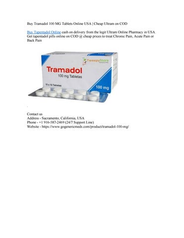 Tramadol cod online pharmacy