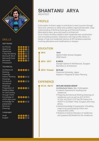 MY CV RESUME by Shantanu Arya - Issuu