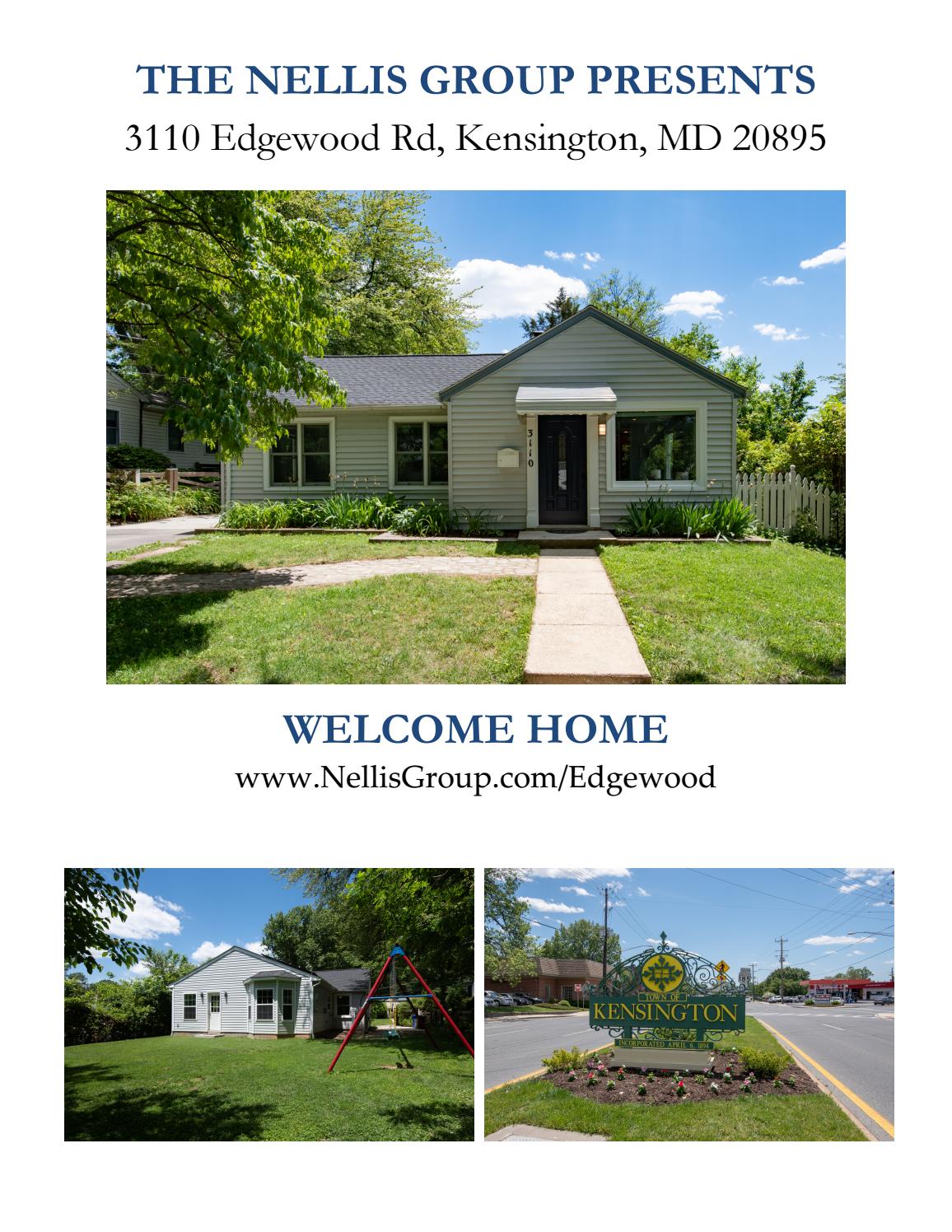 3110 Edgewood Rd, Kensington, MD 20895 by Nellis Group Issuu