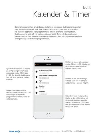 Casambi Bluetooth ljusstyrning 第 17 页