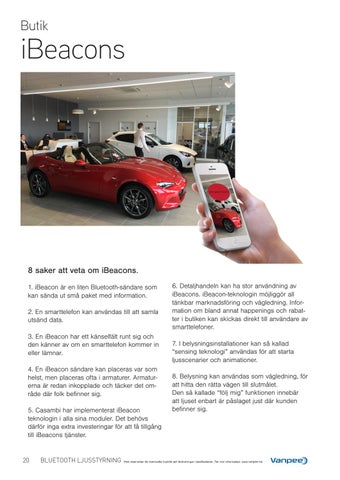Casambi Bluetooth ljusstyrning 第 20 页