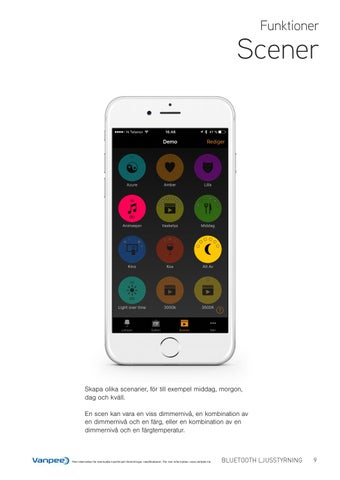 Casambi Bluetooth ljusstyrning 第 9 页