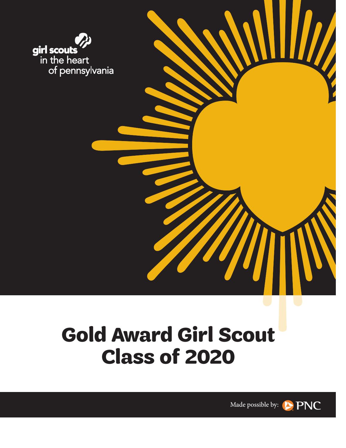 Gold Awards Girl Scouts 2020 by Girl Scouts in the Heart of PA Issuu
