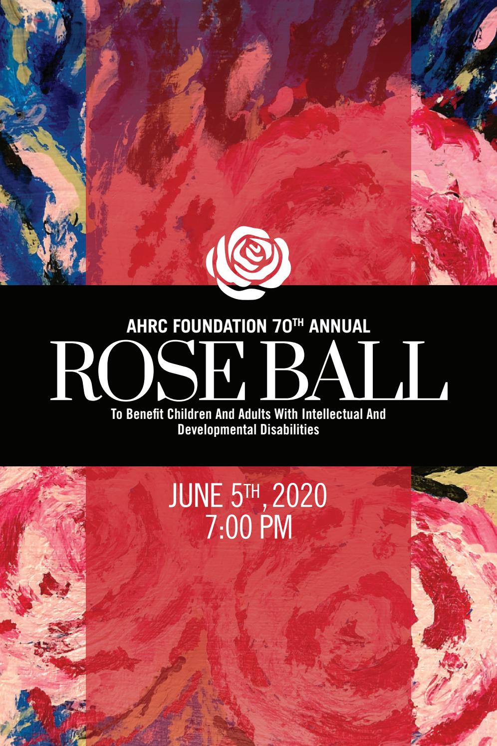AHRC Foundation 70th Annual Rose Ball Journal by AHRCNassau - Issuu