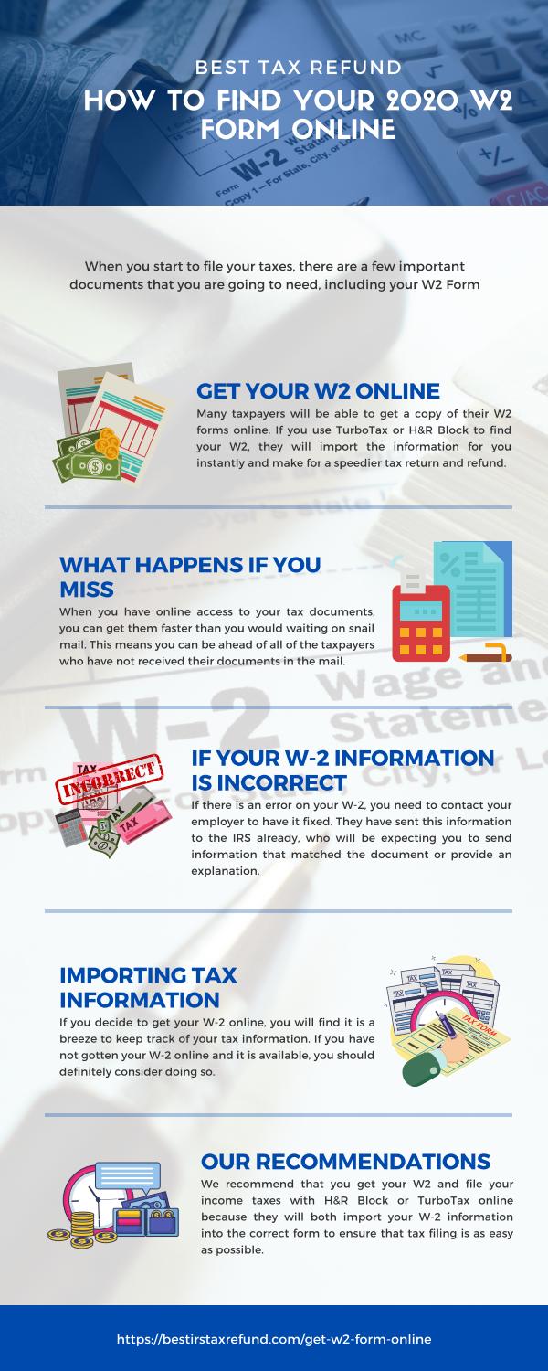 How to find your 2020 W2 form online by conclubiltz - Issuu