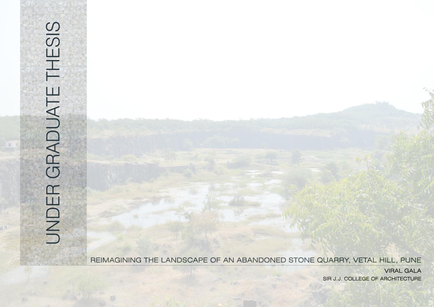 Abandoned quarry architecture thesis 06 picture