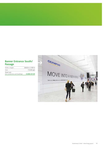 Koelnmesse GmbH 家具目录 · Werbeflächenkatalog 英文 A 2021 第 17 页