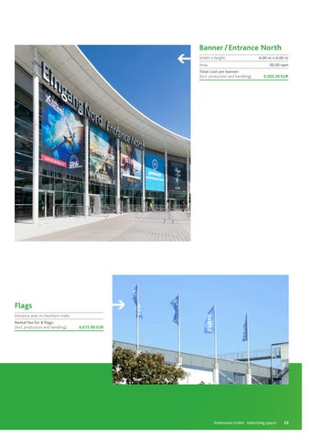 Koelnmesse GmbH 家具目录 · Werbeflächenkatalog 英文 A 2021 第 23 页