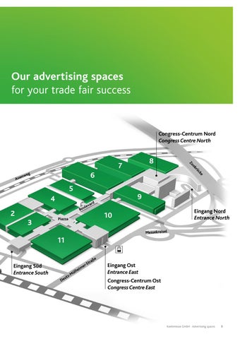 Koelnmesse GmbH 家具目录 · Werbeflächenkatalog 英文 A 2021 第 3 页