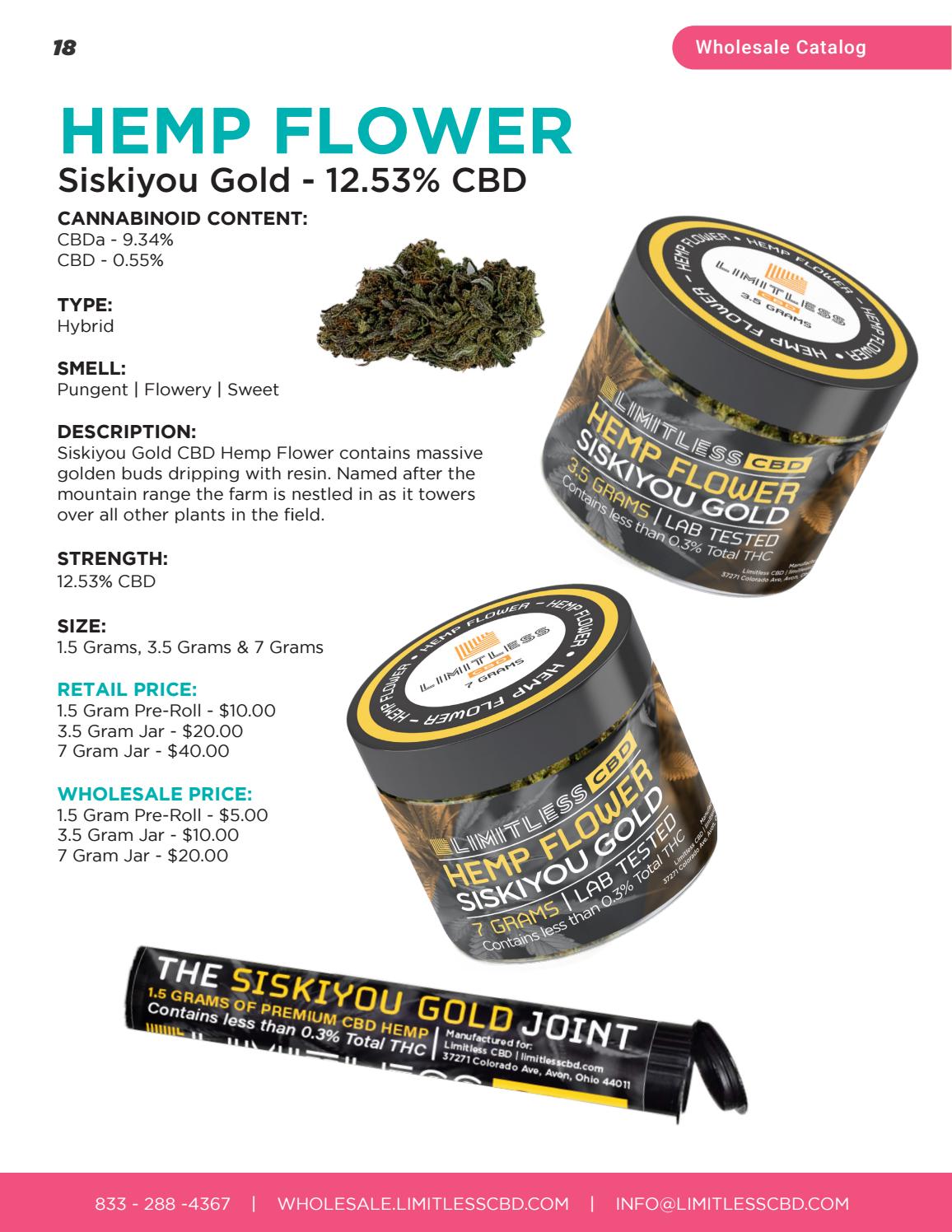 Limitless CBD Wholesale Catalog by Limitless CBD Issuu