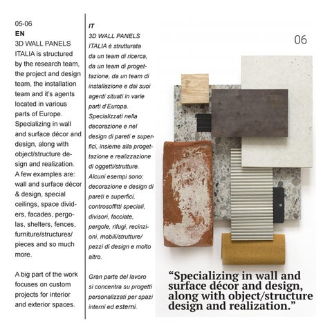 3D Wall Panels 意大利 collaboration 第 13 页