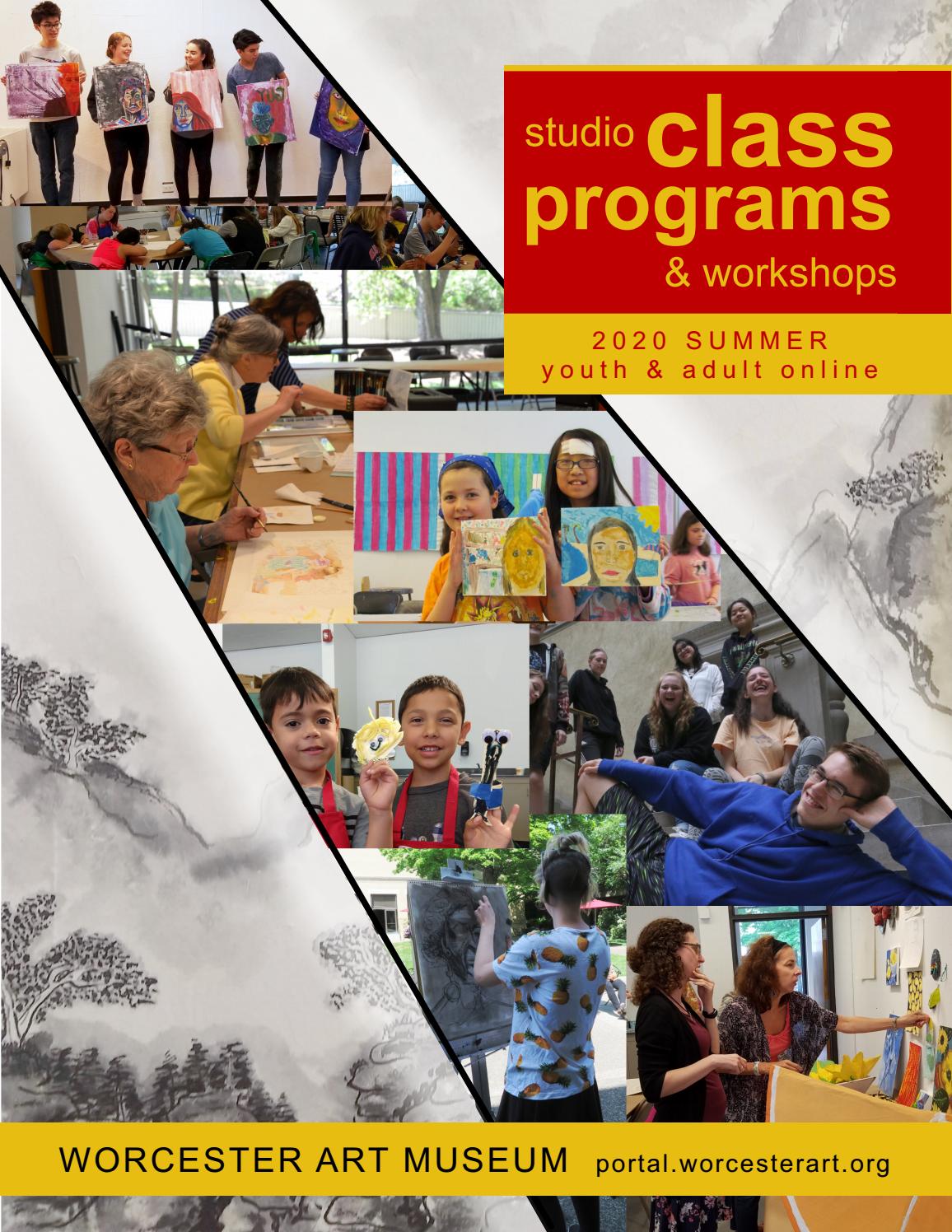 2020 Summer Class Brochure By Worcester Art Museum Issuu