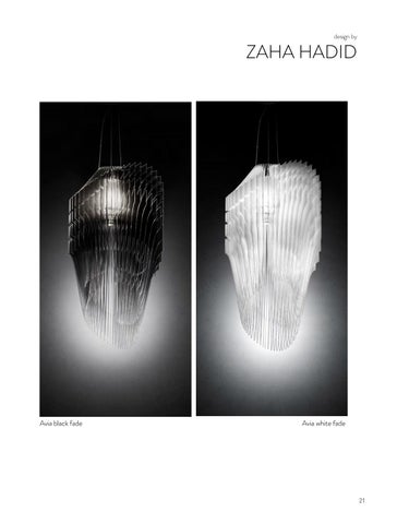 Zaha Hadid 灯饰产品集 小册 - 德文 第 21 页