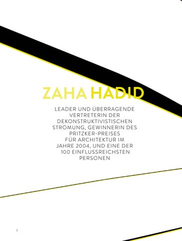 Zaha Hadid 灯饰产品集 小册 - 德文 第 2 页