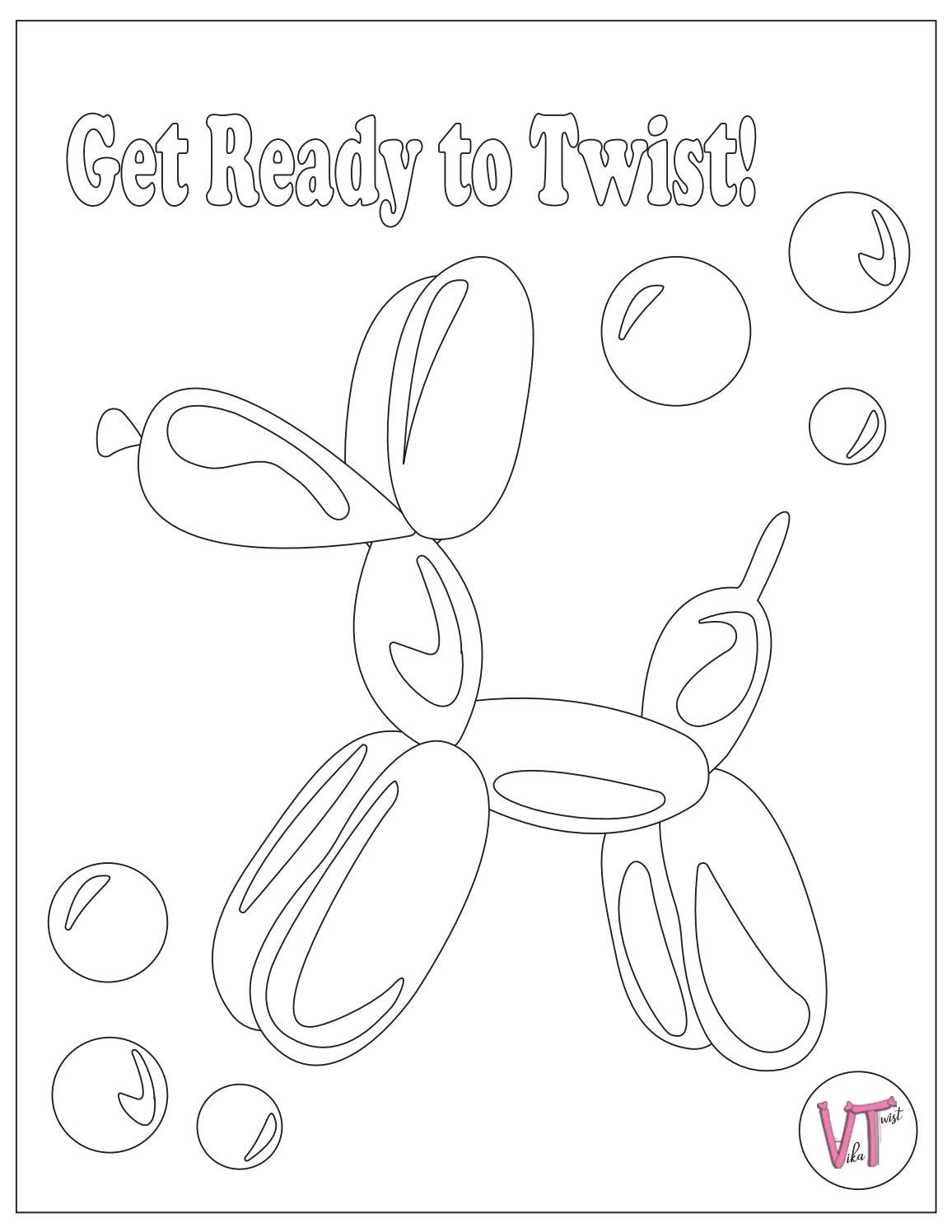 Coloring Sheets by Vika Twist Balloons by cratejoy - Issuu