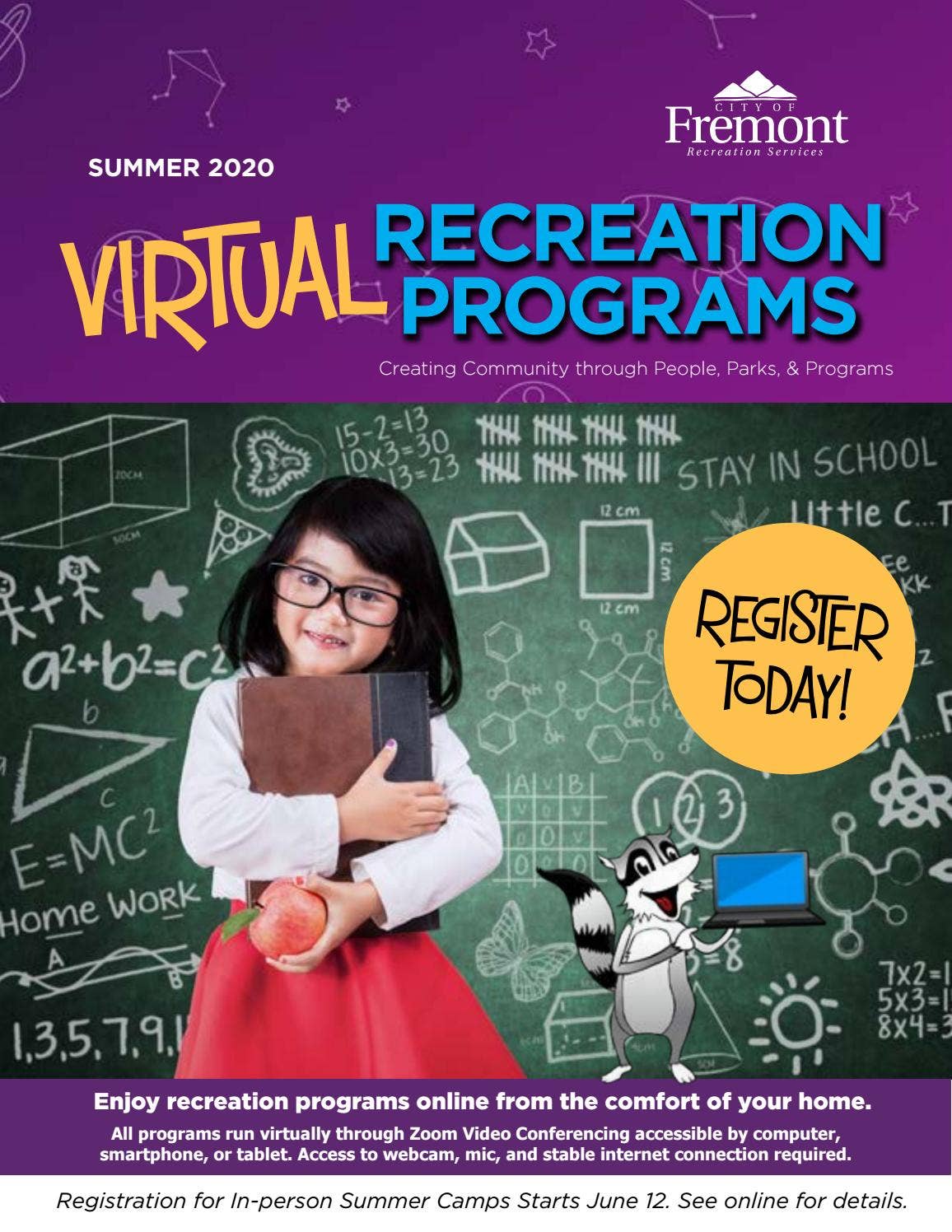 Virtual Recreation Programs Guide - Summer 2020 by City of Fremont ...