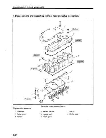 Mitsubishi D04FD-TAA Engine Workshop Manual - free download by ...