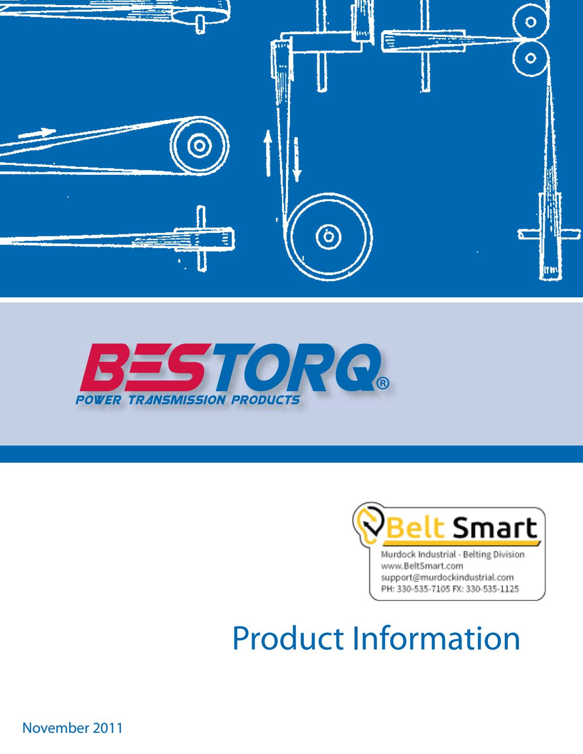Bestorq Power Transmission VBelts Timing Belts Doube Vee PDF Catalog