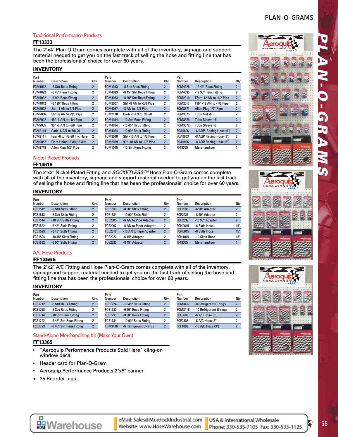 Eaton Aeroquip High Performance Racing Hose Fittings and Adapters PDF