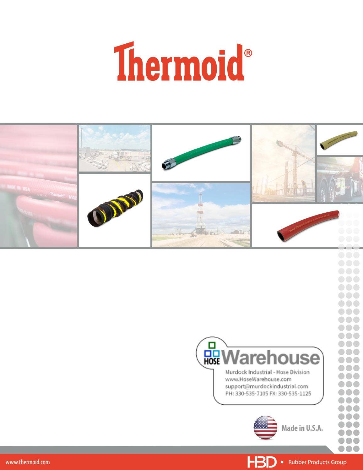 Thermoid Industrial Hose Catalog Air Water PDF Catalog Catalogue by