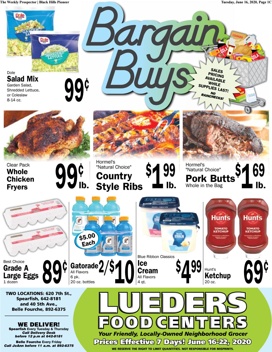 Lueders Weekly Grocery Ad 61620 by Black Hills Pioneer Issuu