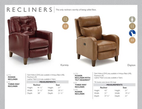 Best Home Furnishings - 皮革 家具目录 - 夏季 2020 第 20 页