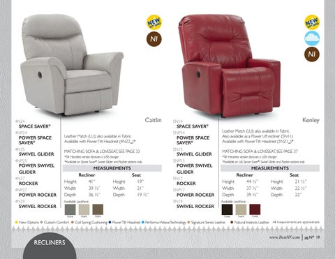 Best Home Furnishings - 皮革 家具目录 - 夏季 2020 第 21 页