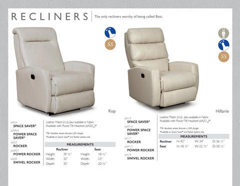 Best Home Furnishings - 皮革 家具目录 - 夏季 2020 第 22 页