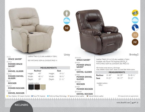 Best Home Furnishings - 皮革 家具目录 - 夏季 2020 第 23 页