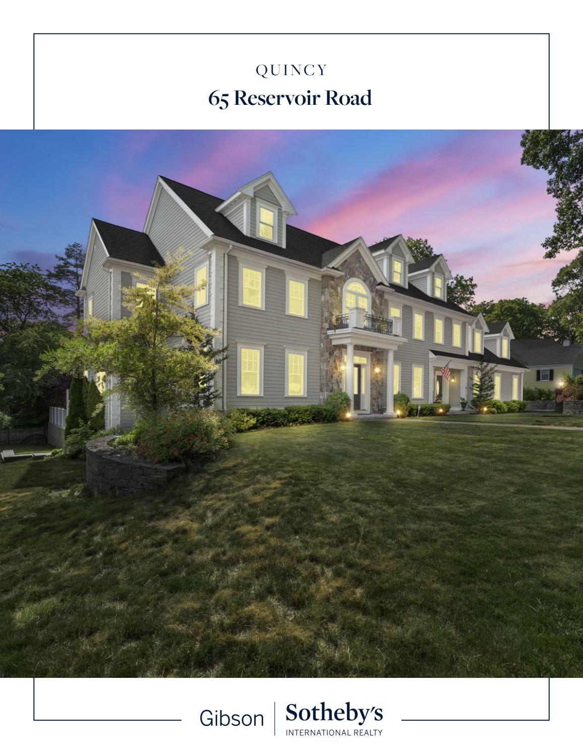 65 Reservoir Road Quincy by Gibson Sotheby's International Realty Issuu