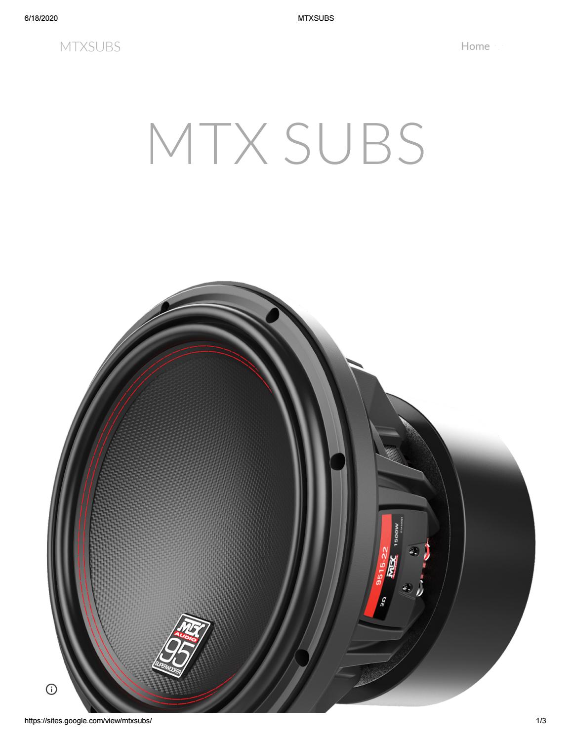 mtx bass package