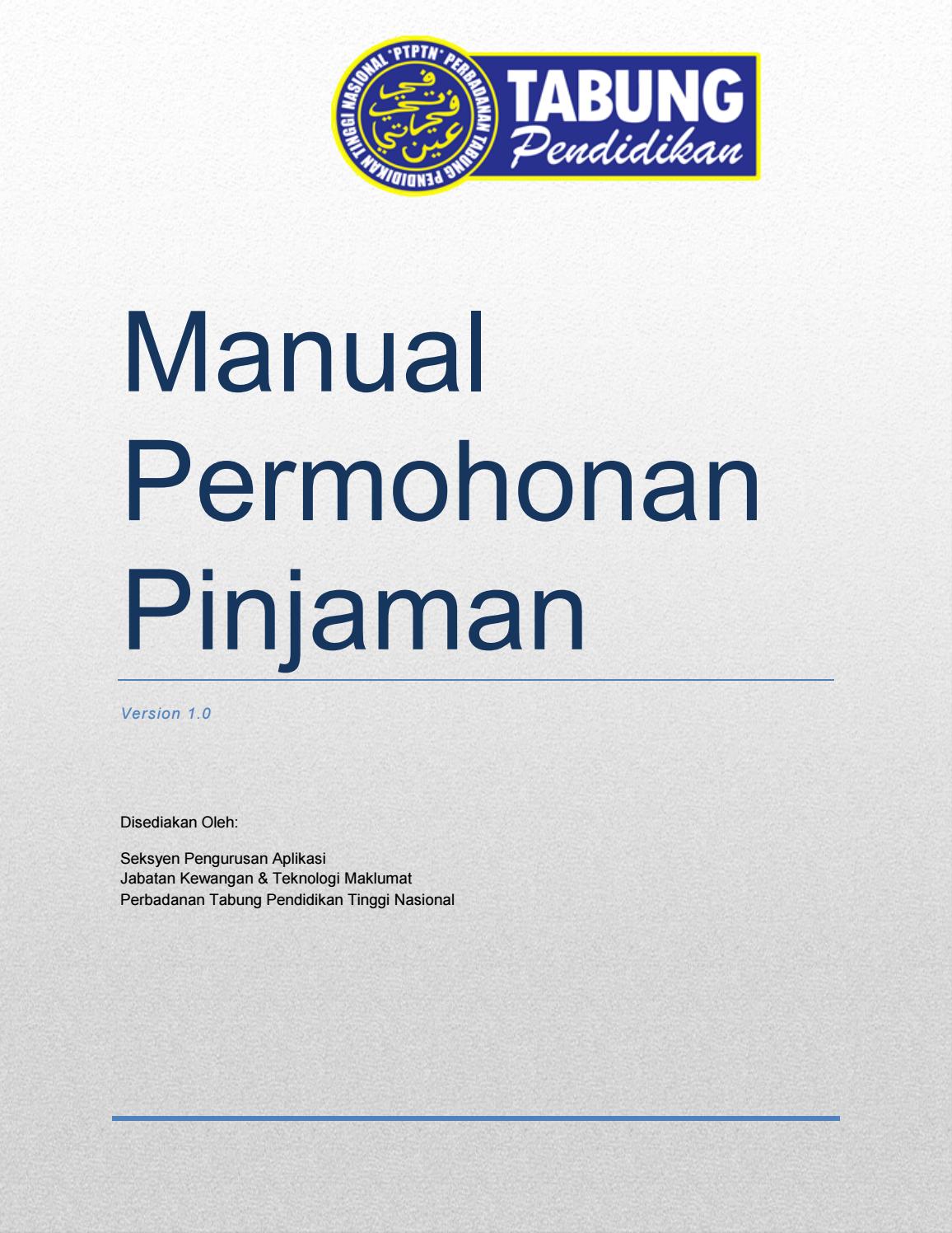 Panduan Lengkap Permohonan Ptptn