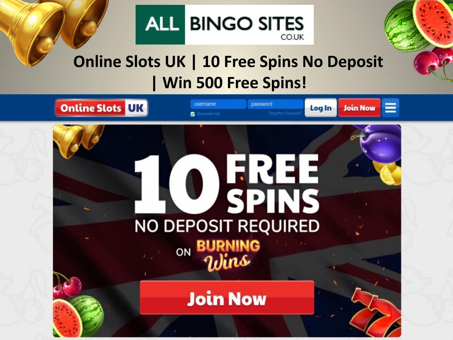 Online Slots Uk Free Spins