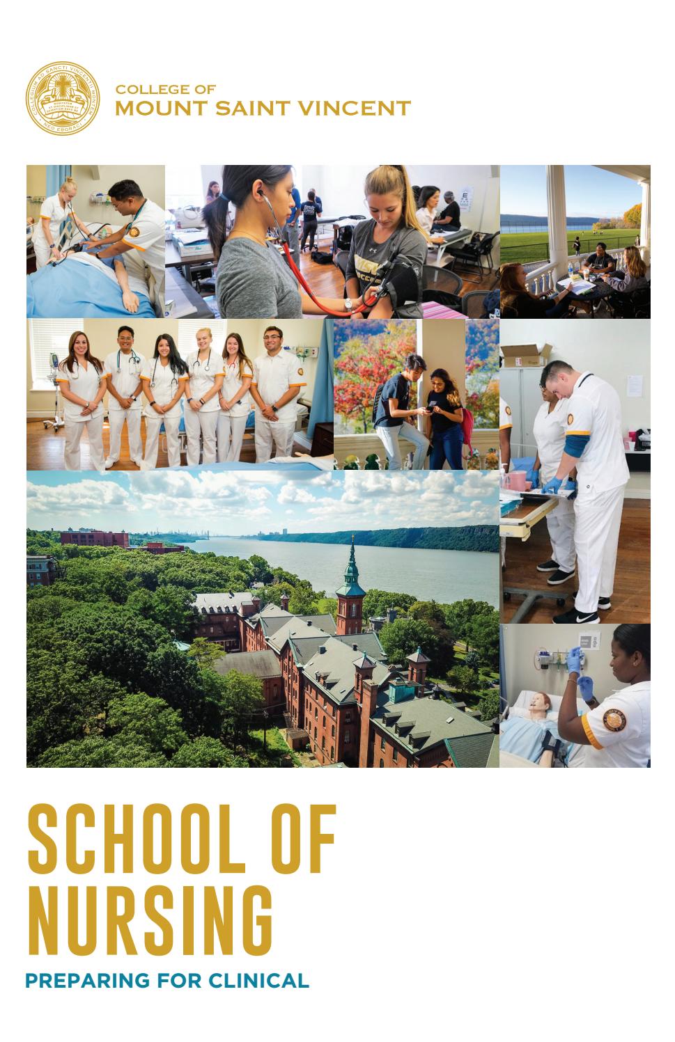 School of Nursing by College of Mount Saint Vincent - Issuu