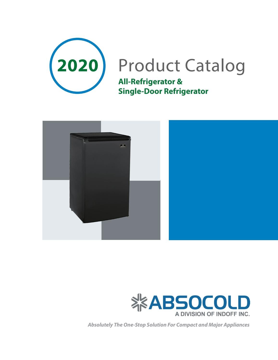 2020 Absocold AllRefrigerator and SingleDoor Refrigerator Catalog by