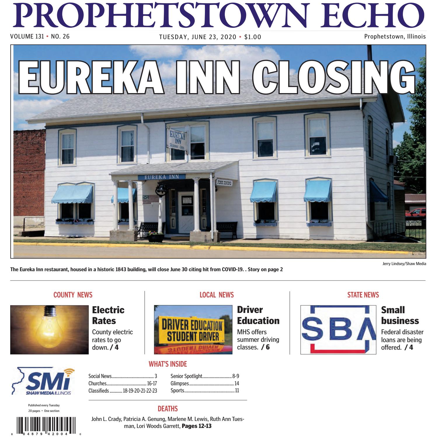 ProphetstownEcho6232020 by Shaw Media Issuu